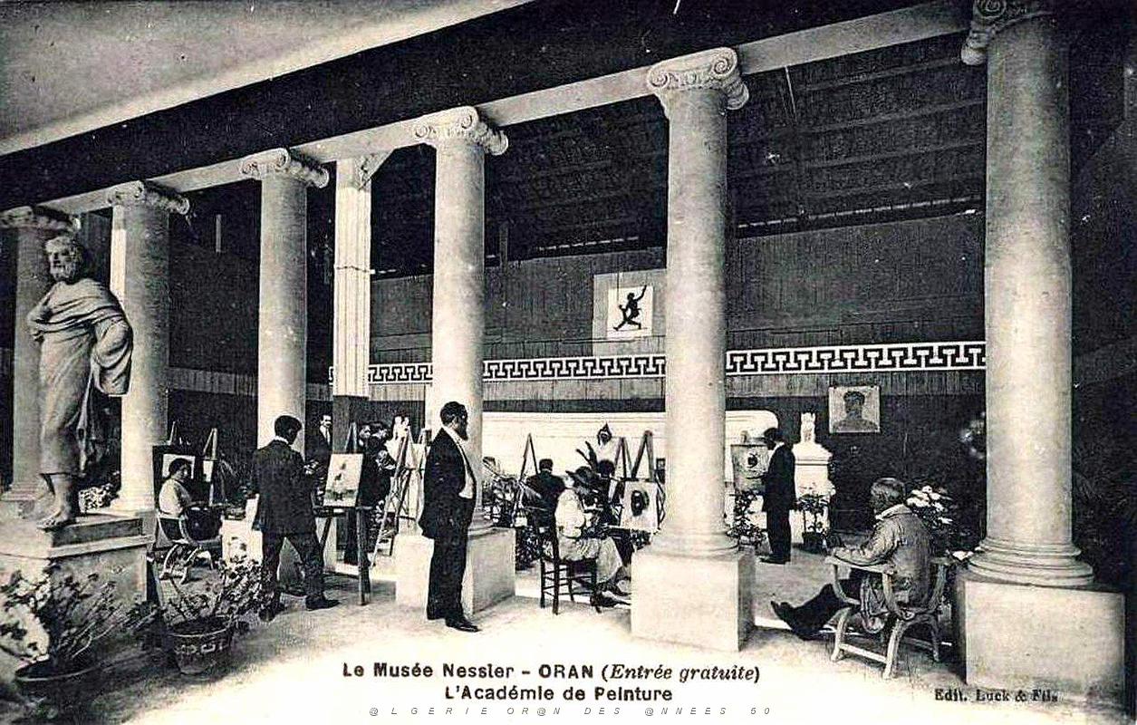 1750- Oran -  Bd Industrie - Musee Nessler - Academie de peinture.jpg